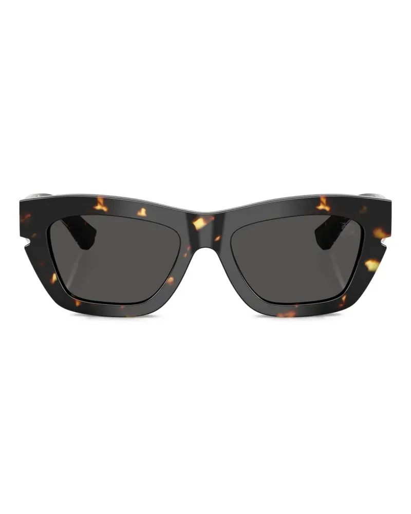 Burberry Sonnenbrille mit eckigem Gestell - Braun Braun