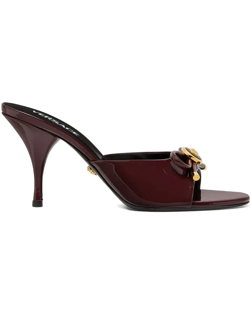 Versace Sandalen mit Schleifenapplikation 85mm - Rot Rot