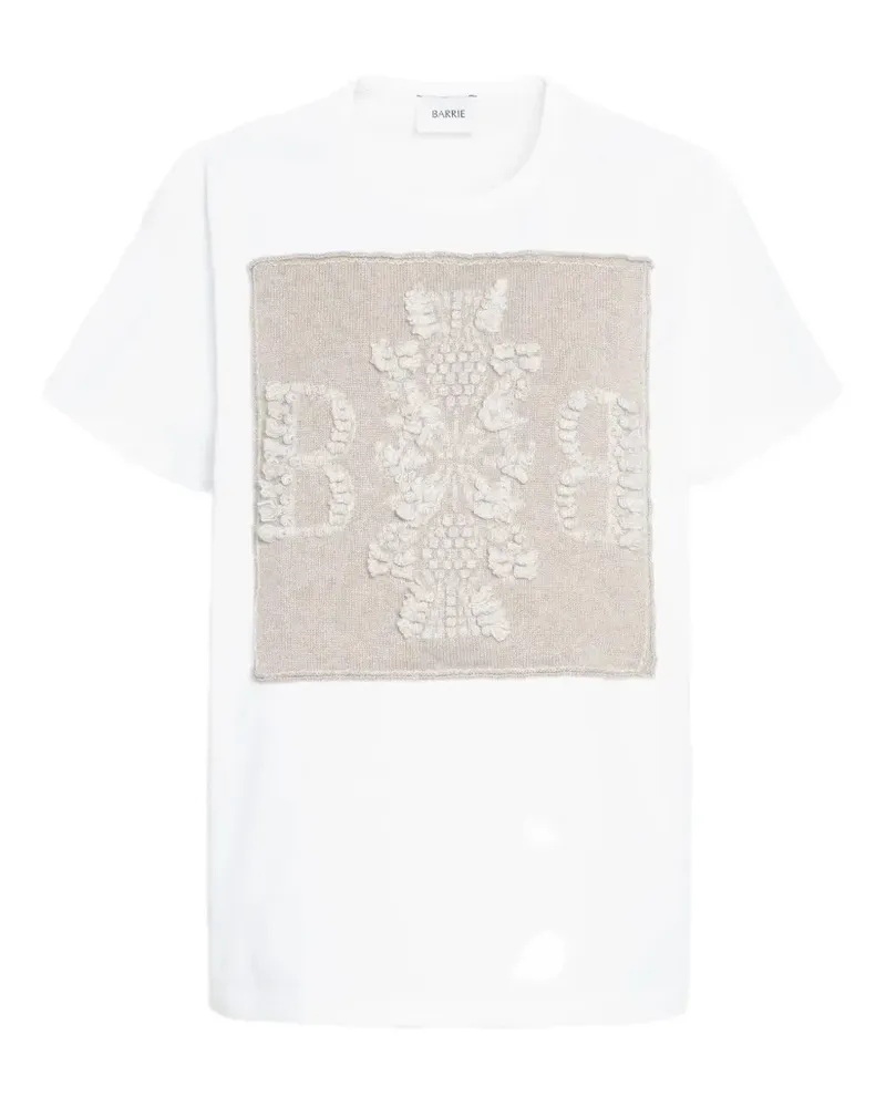Barrie T-Shirt aus Kaschmir - Weiß Weiß