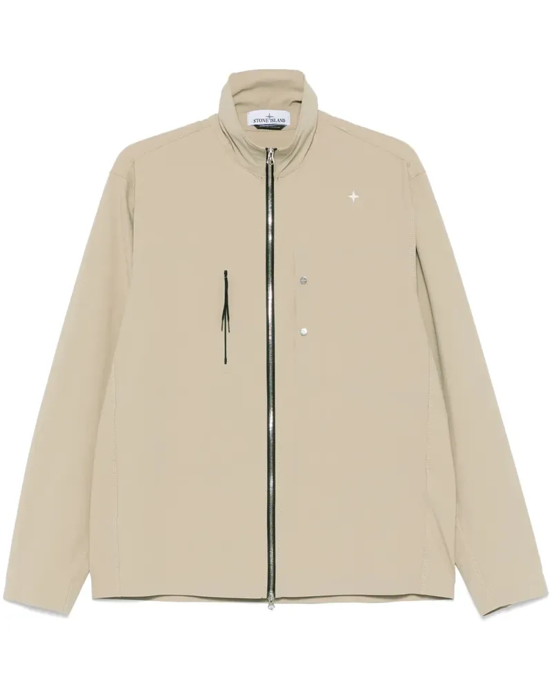 Stone Island Hemd mit Logo-Stickerei - Braun Braun