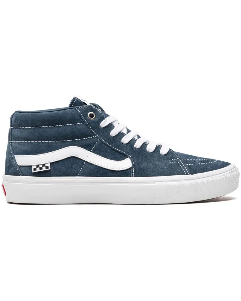 Vans Skate Grosso Mid Blue/White Sneakers Blau