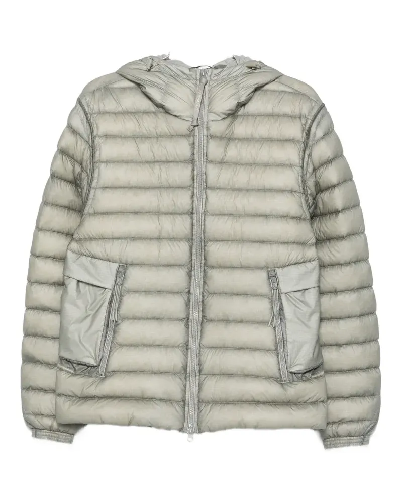 C.P. Company Goggle-detail quilted jacket - Grün Grün