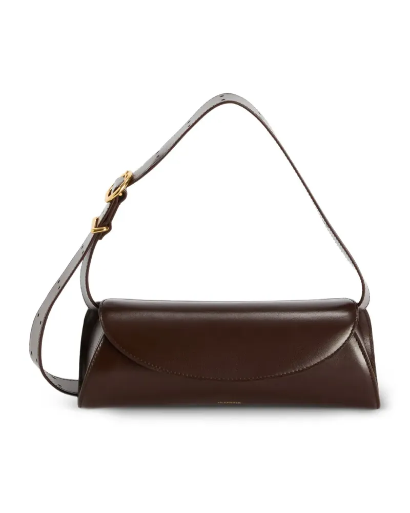 Jil Sander Cannolo Schultertasche - Braun Braun