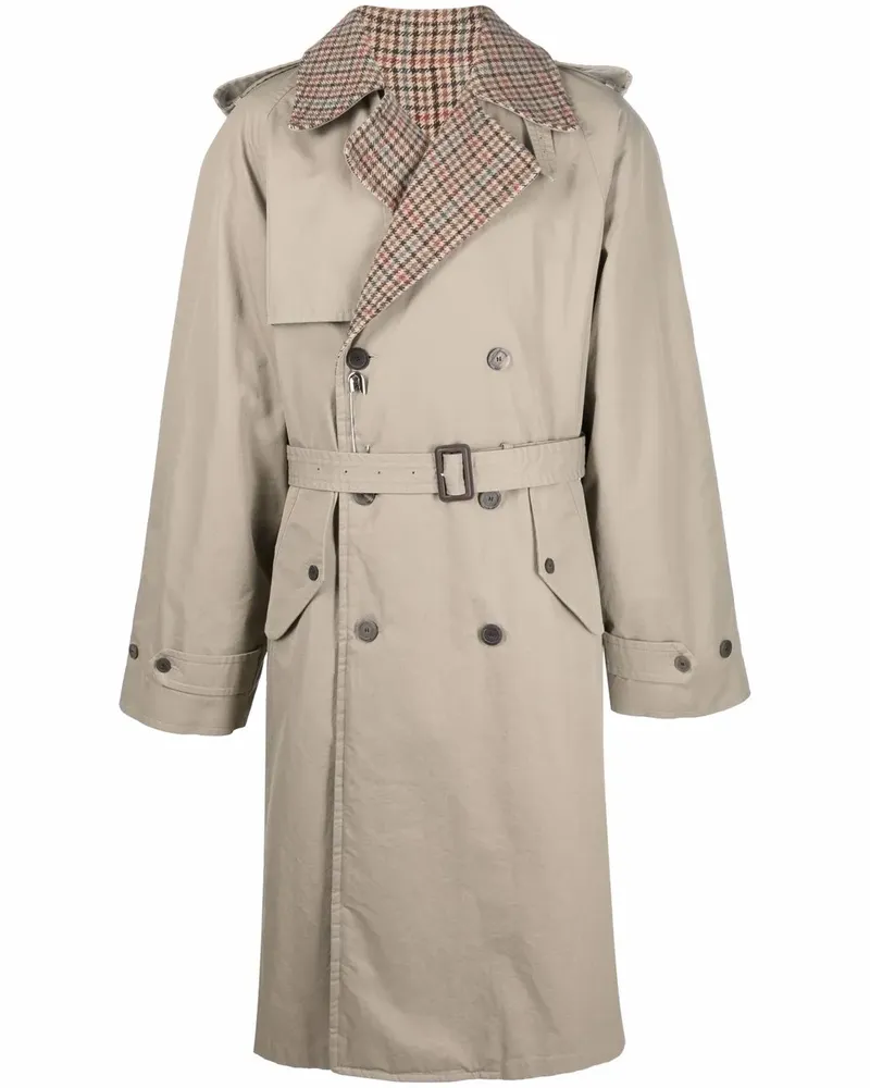 Balenciaga Wendbarer Trenchcoat - Nude Nude