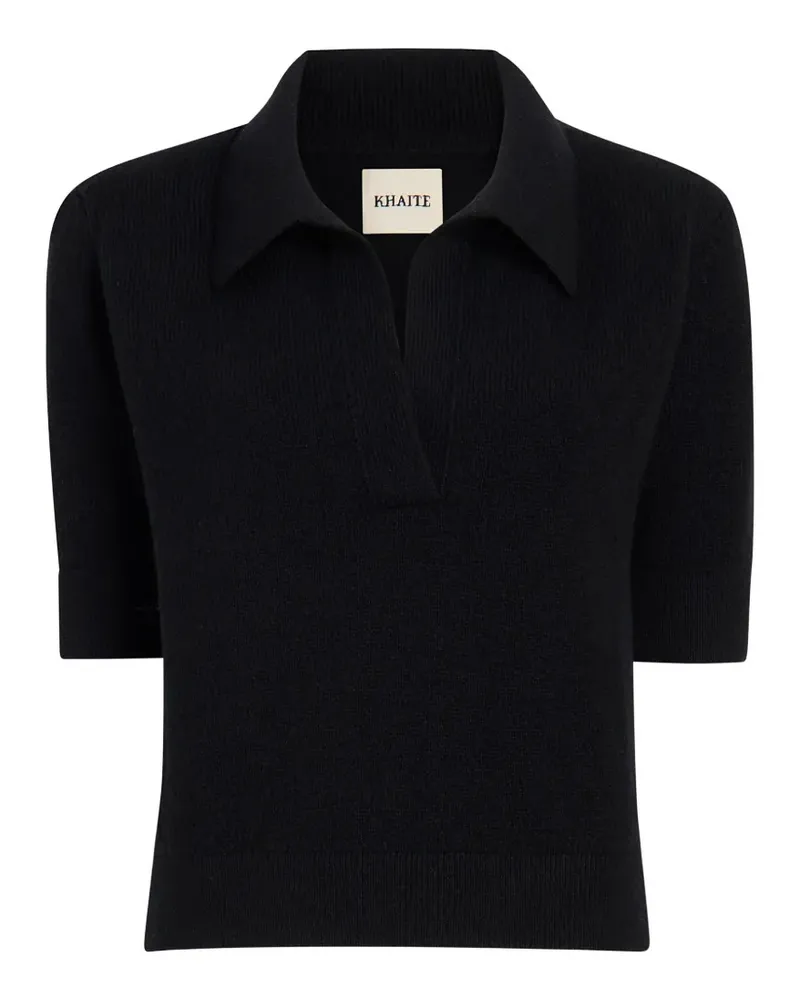 KHAITE Jo Poloshirt aus Kaschmir - Schwarz Schwarz