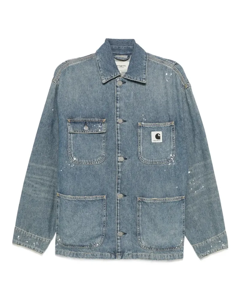 Carhartt WIP logo-patch denim jacket - Blau Blau