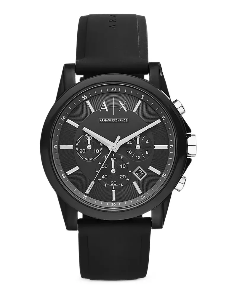 Armani Exchange OVR Chronograph 44mm - Schwarz Schwarz