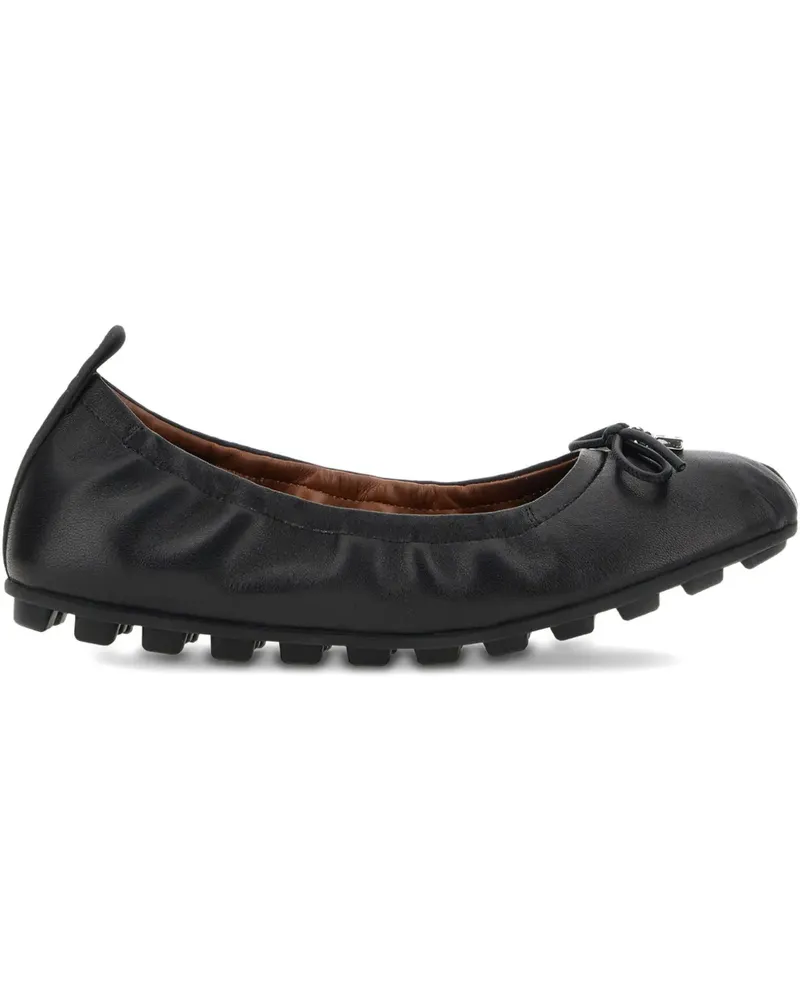 Hogan Flache Ballerinas - Schwarz Schwarz