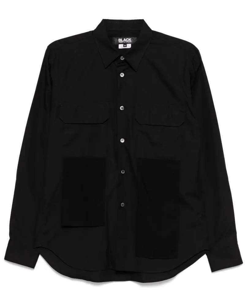 Comme des Garçons Klassisches Hemd - Schwarz Schwarz