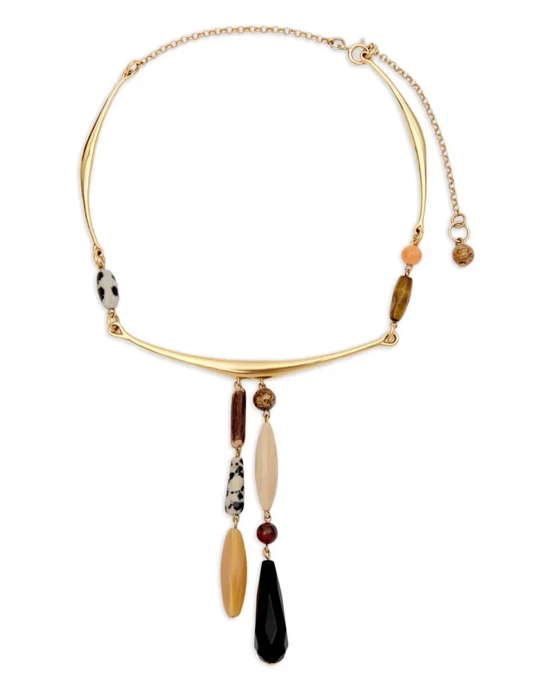 Isabel Marant Mahi Halskette mit Perlen - Gold Gold