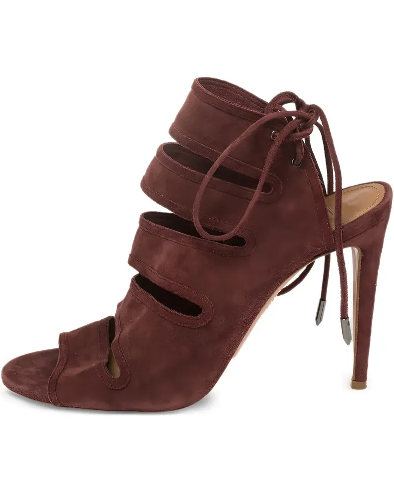 Aquazzura Pre-owned Sloane Sandalen 110mm - Rot Rot
