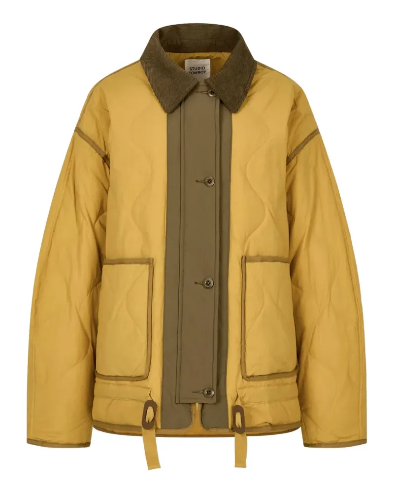 STUDIO TOMBOY Quilted Corduroy Jacket - Gelb Gelb