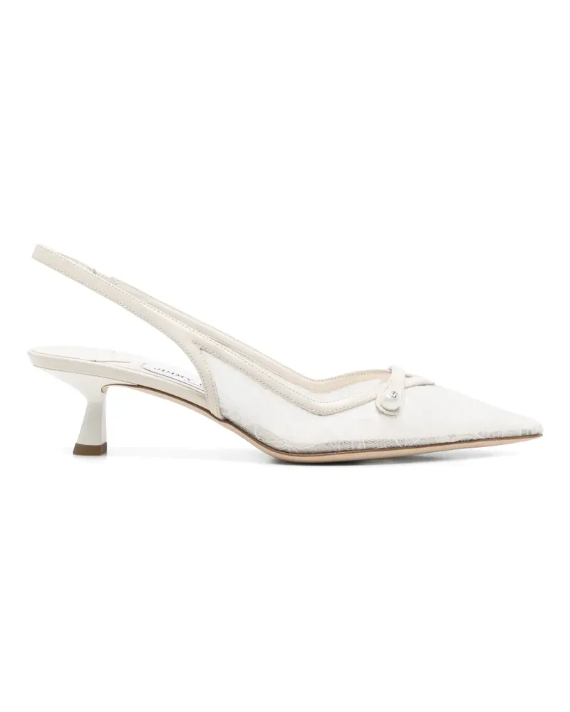Jimmy Choo Amita Slingback-Pumps - Weiß Weiß