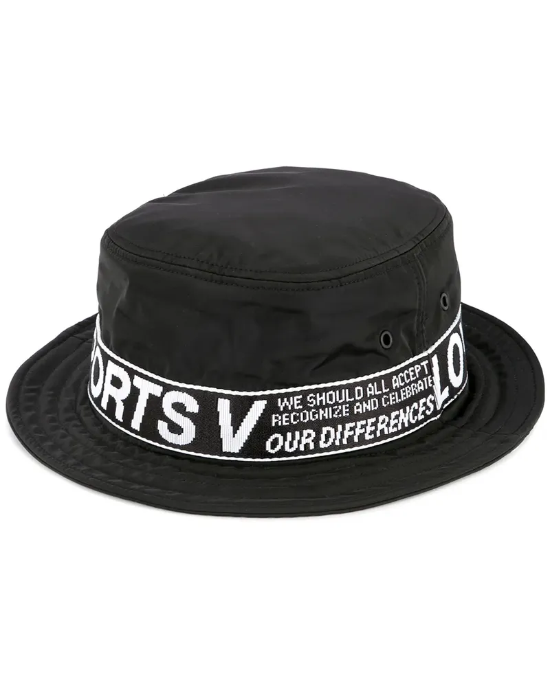 Ports V Hut mit Logo - Schwarz Schwarz