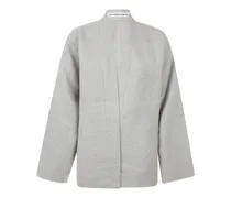 Jacke im Kimono-Stil - Grau