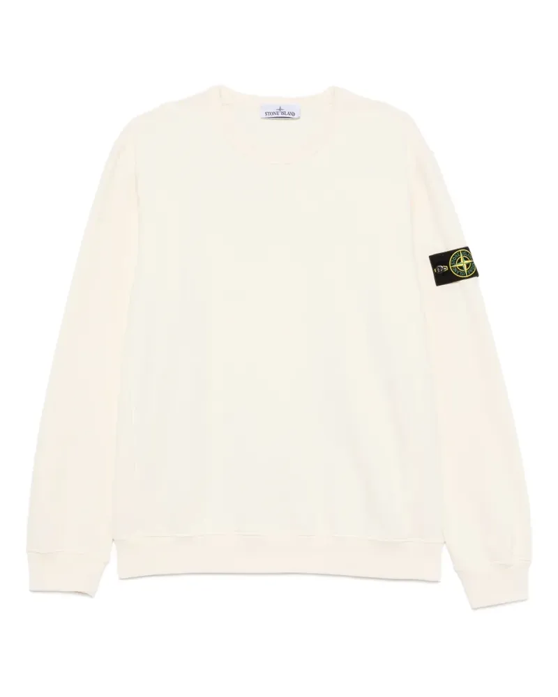Stone Island Sweatshirt mit Logo-Patch - Nude Nude