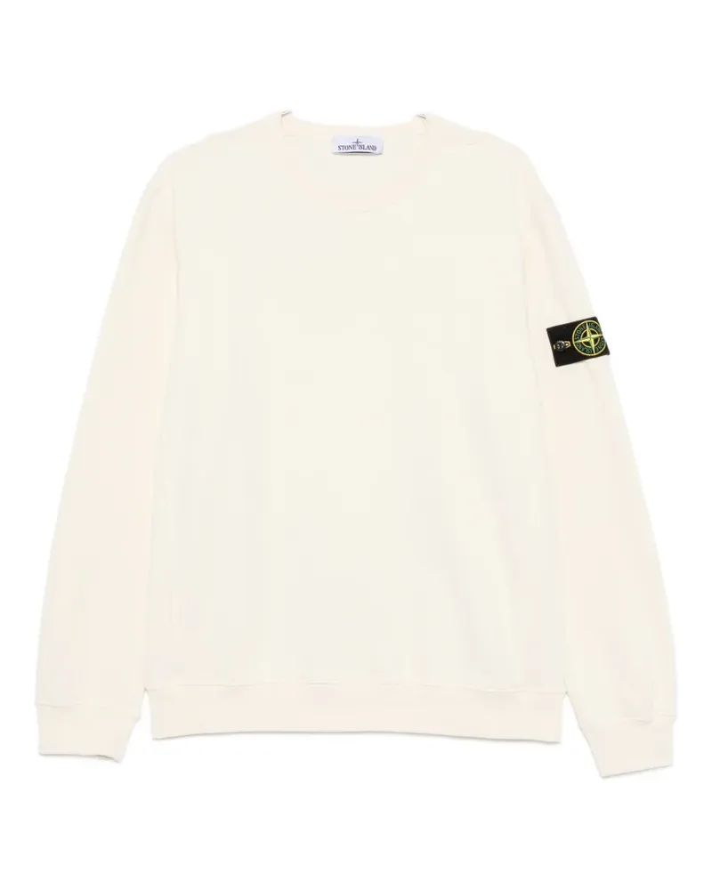 Stone Island logo-patch sweatshirt - Nude Nude