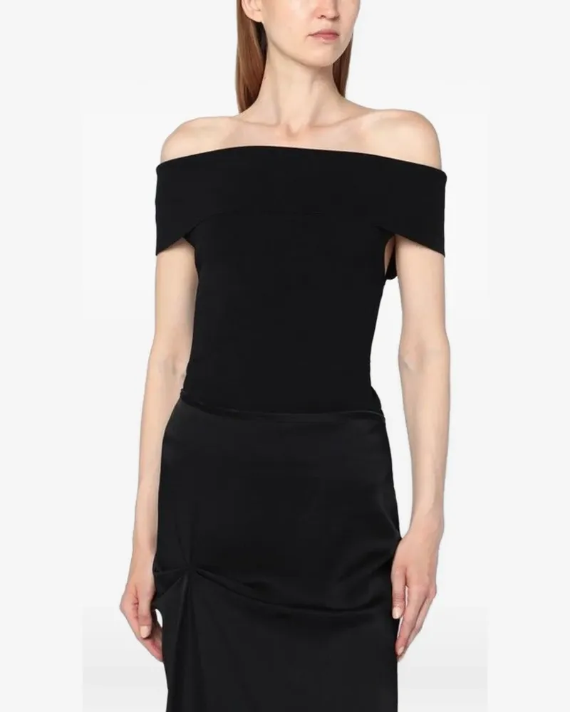 Anine Bing off-shoulder top - Schwarz Schwarz