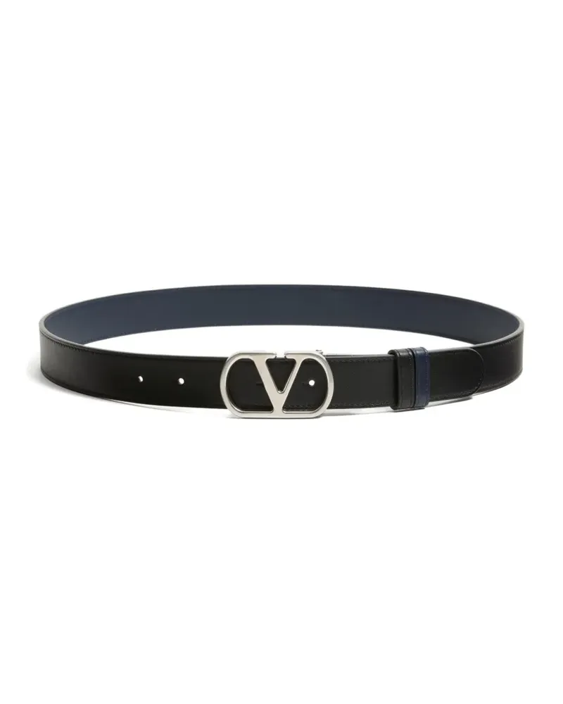 Valentino Garavani VLogo Signature Gürtel 30mm - Schwarz Schwarz