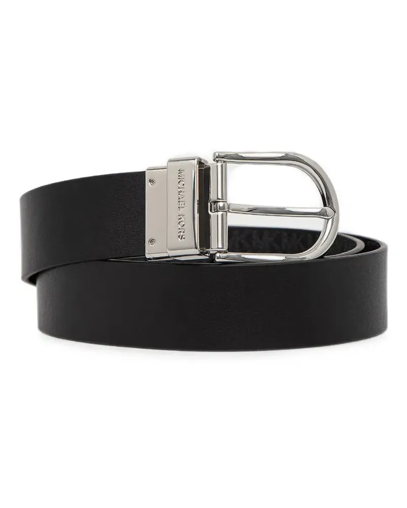 Michael Kors Wendbarer Gürtel mit Logo-Print - Schwarz Schwarz