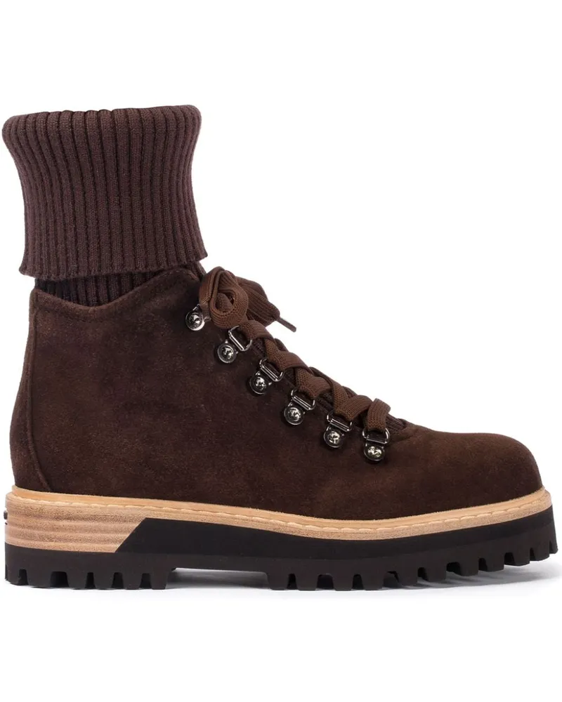 Le Silla St. Moritz Stiefeletten 40mm - Braun Braun