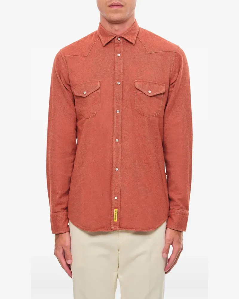 B.D. Baggies Hemd mit Brusttasche - Orange Orange