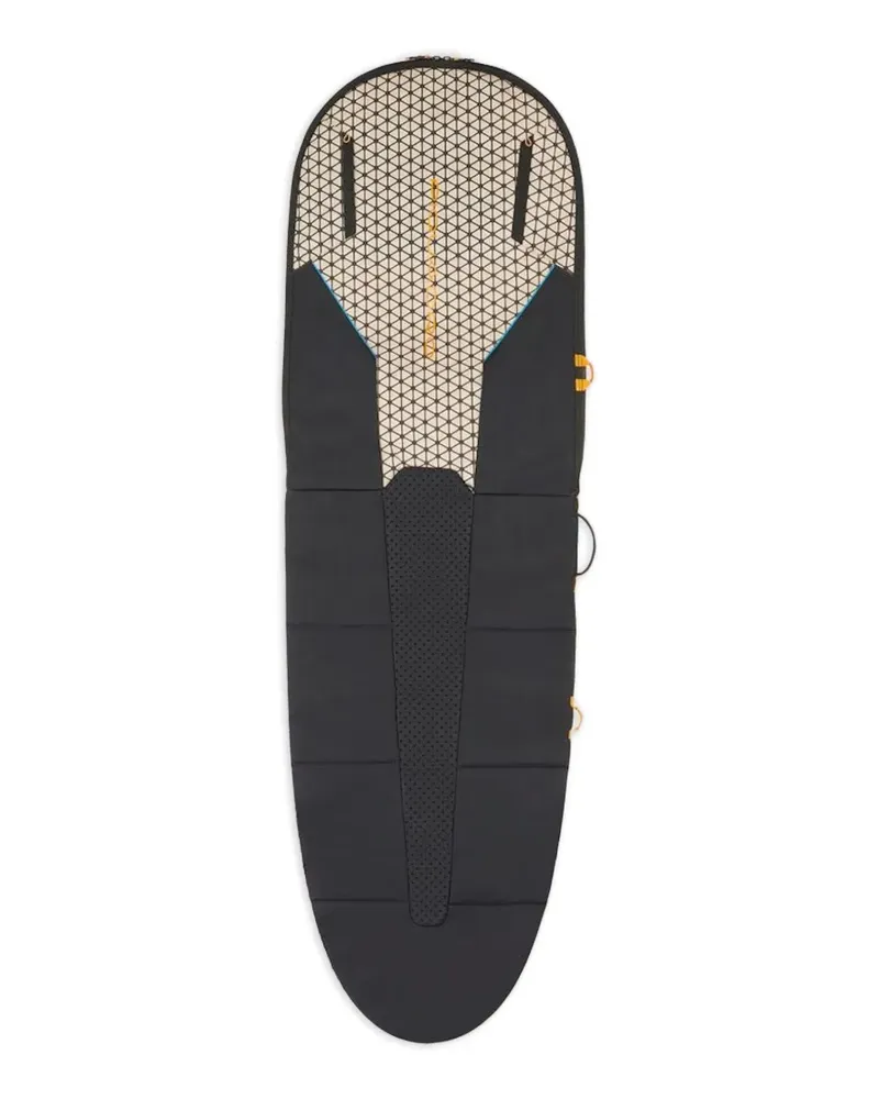 Piquadro Expansion Surfboard-Tasche mit sechseckigem Print - Nude Nude