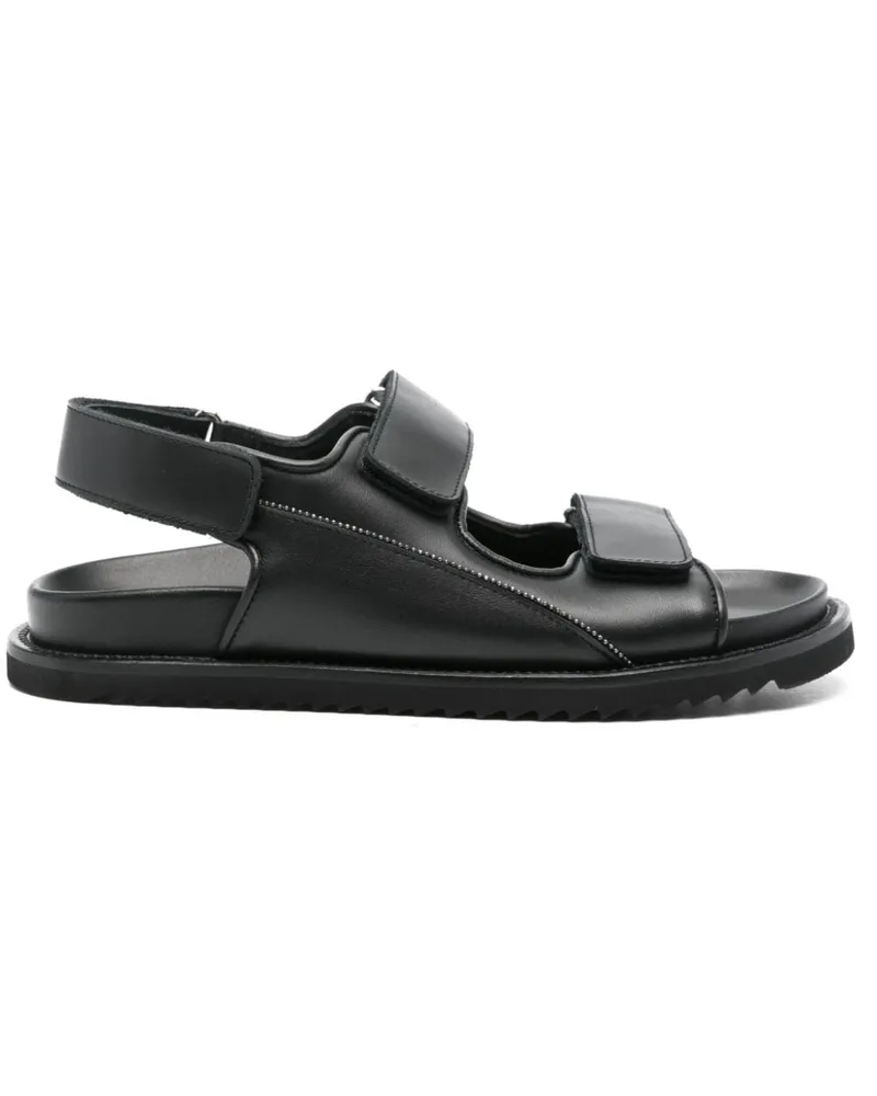 Doucal´s Sandalen mit Doppelriemen - Schwarz Schwarz