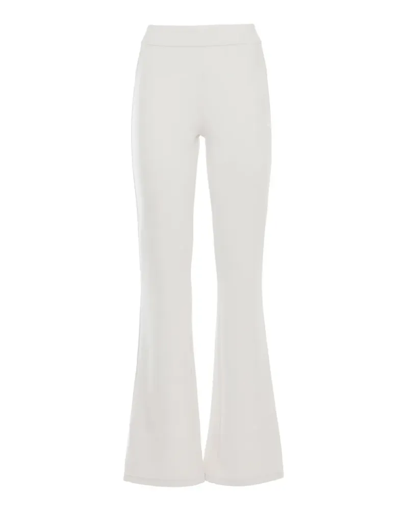 K-Way flared logo trousers - Nude Nude
