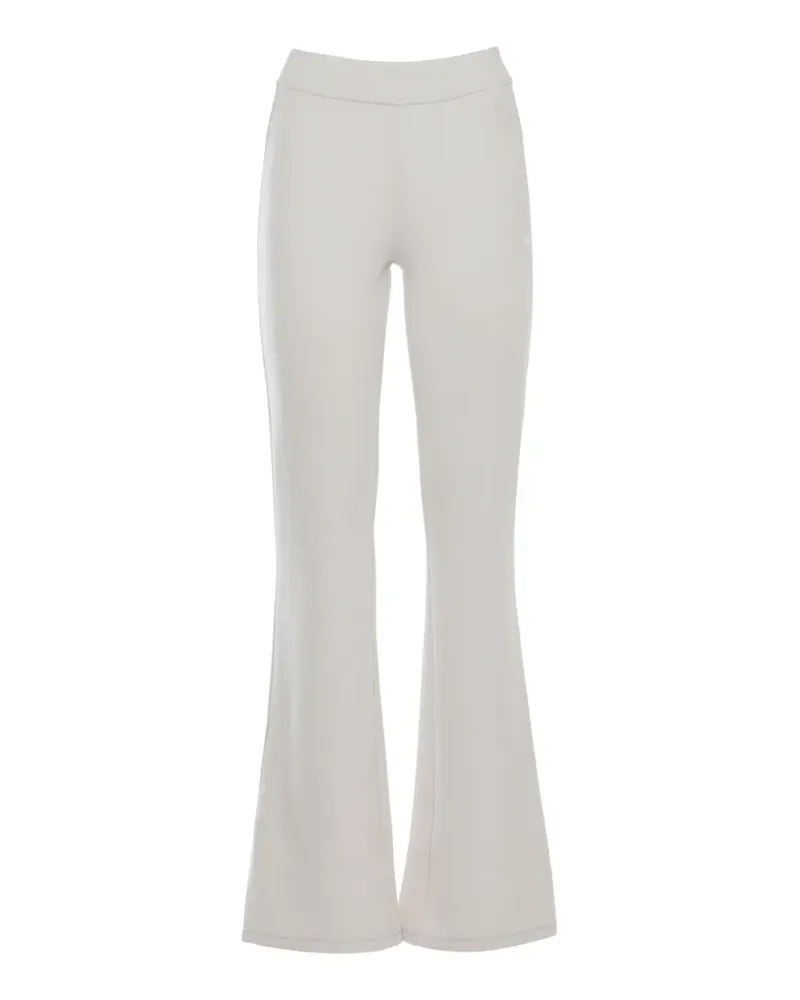 K-Way flared logo trousers - Nude Nude