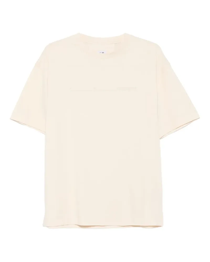 C.P. Company T-Shirt mit rundem Ausschnitt - Nude Nude