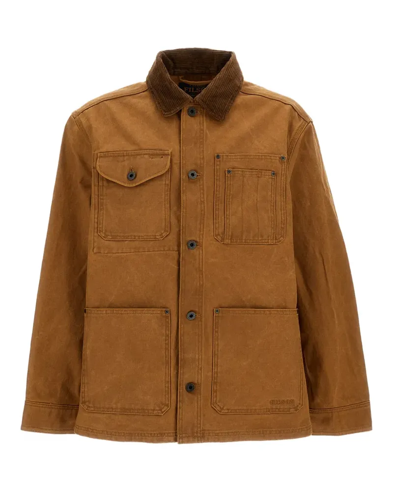 Filson corduroy-collar shirt jacket - Braun Braun