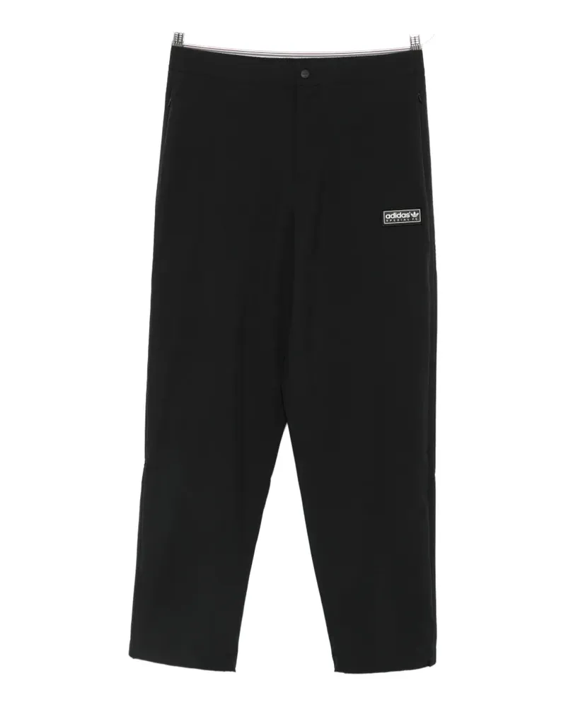adidas logo-patch trousers - Schwarz Schwarz