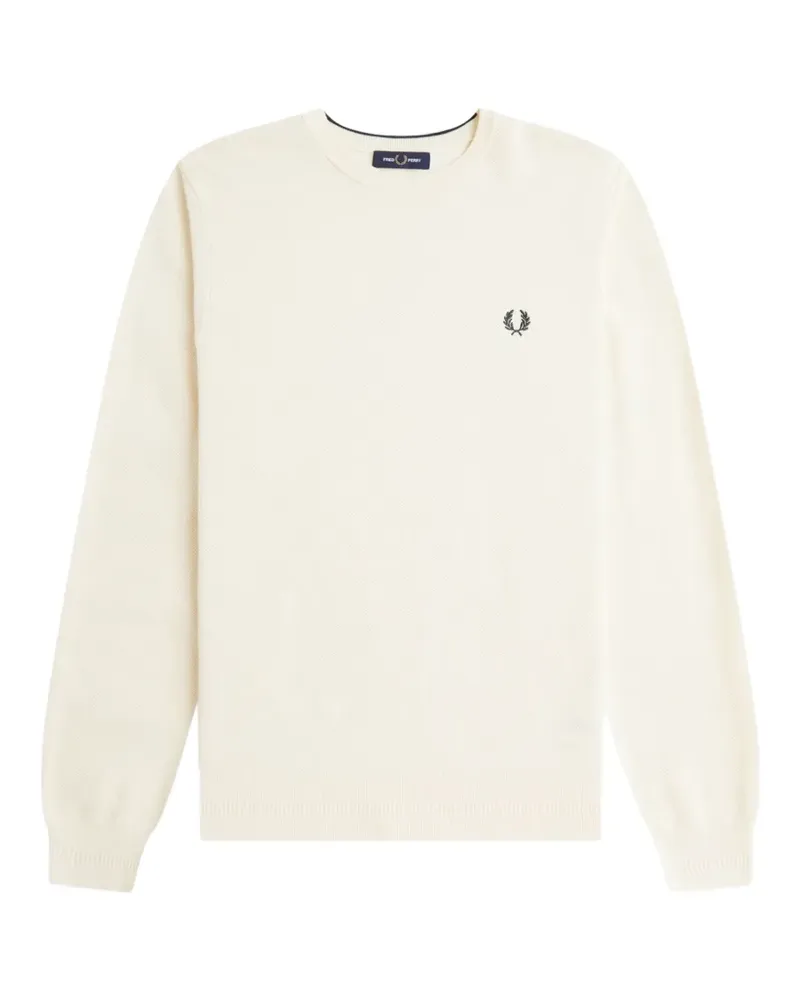 Fred Perry Laurel Wreath knit sweater - Nude Nude