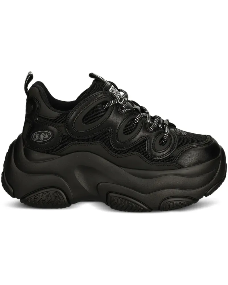 Buffalo Sneakers mit Plateausohle - Schwarz Schwarz