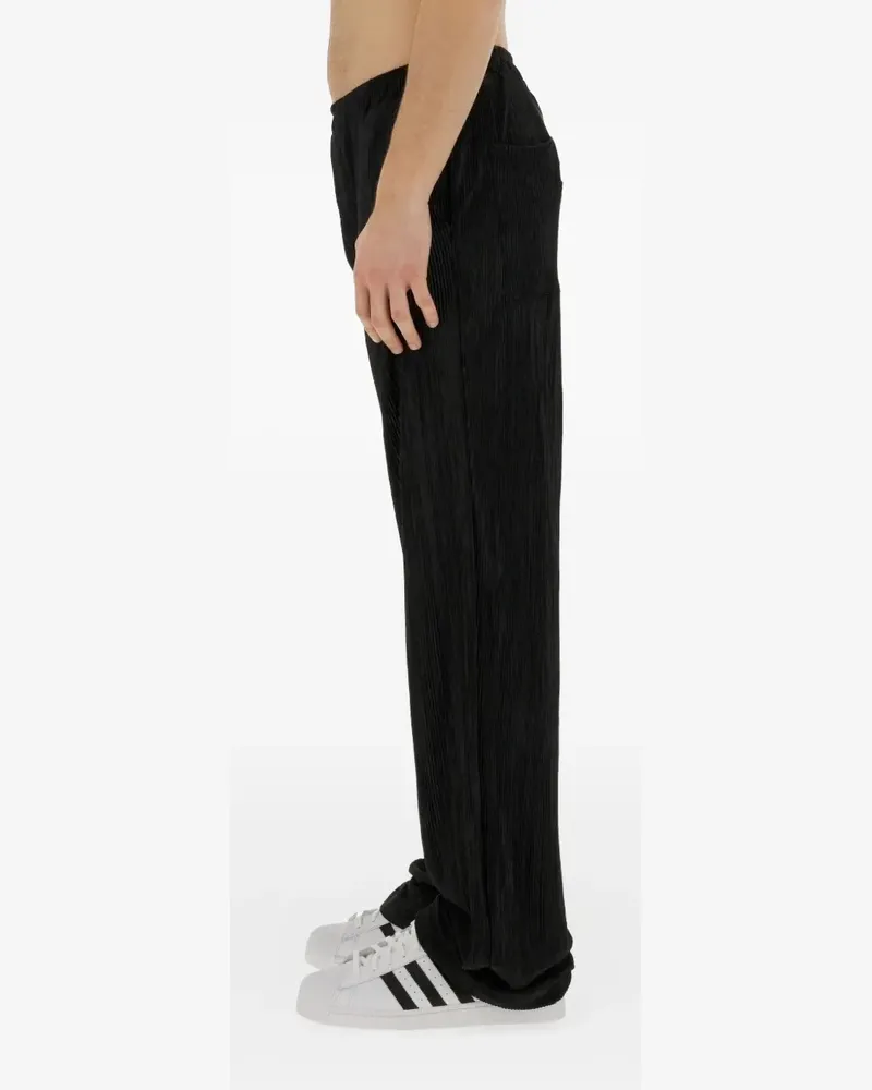 Family First pleated elasticised-waistband sweatpants - Schwarz Schwarz