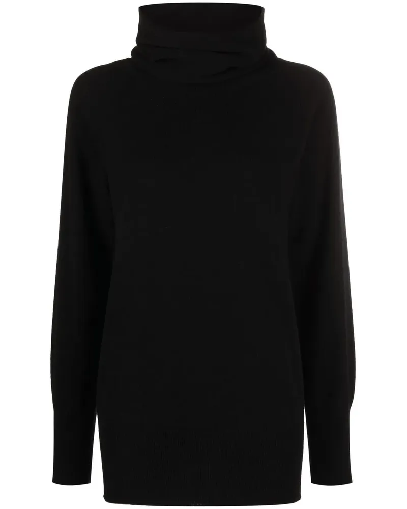 Malo Kaschmirpullover mit Rollkragen - Schwarz Schwarz
