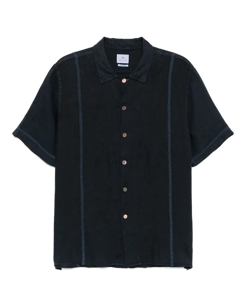 Paul Smith Gestreiftes Hemd - Blau Blau