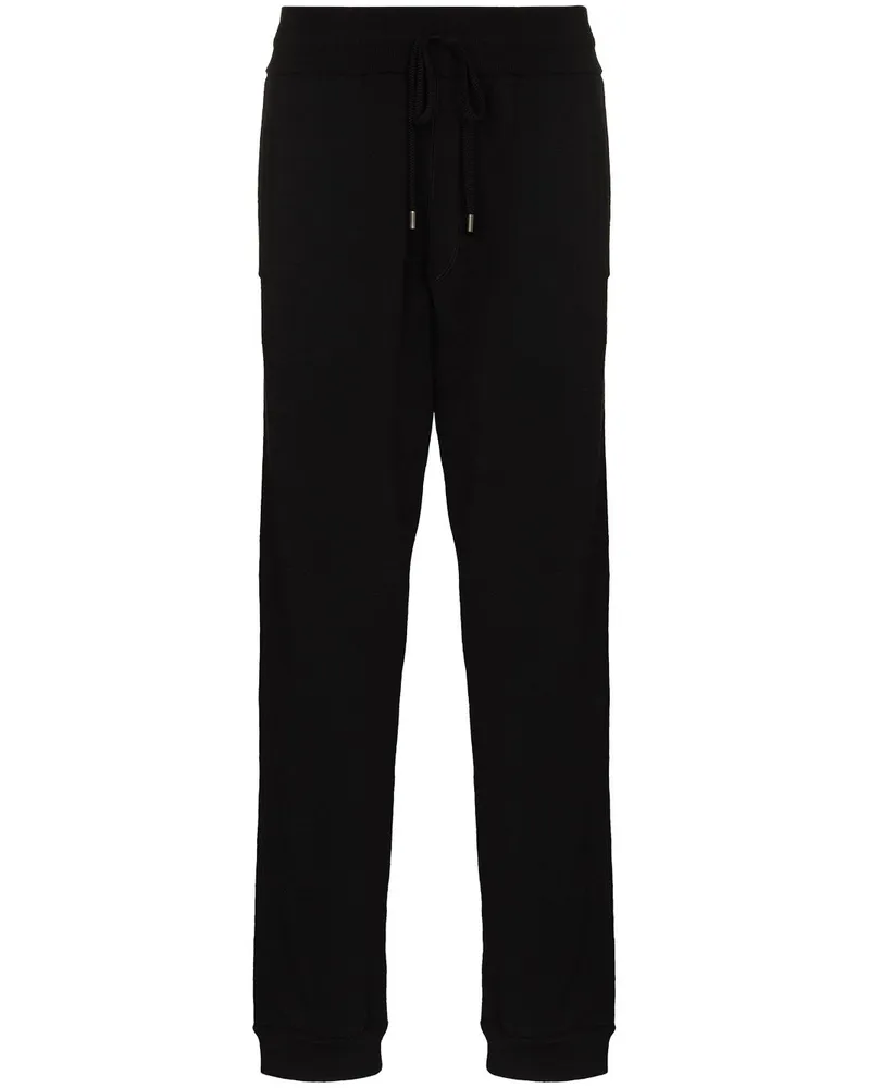 Ferragamo Jogginghose mit geradem Bein - Schwarz Schwarz
