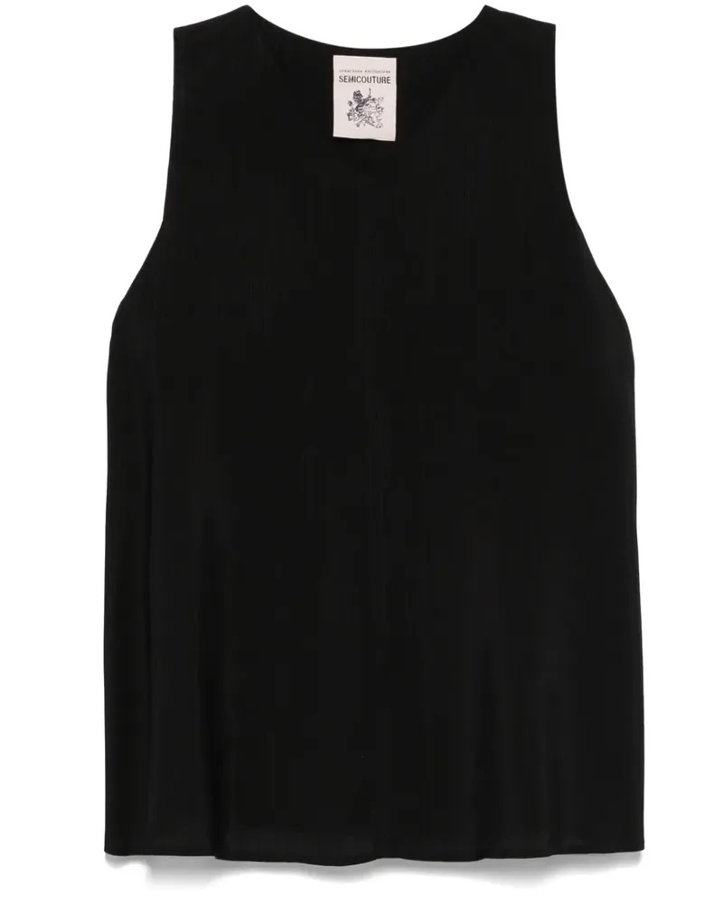 Semicouture Prya Oberteil - Schwarz Schwarz