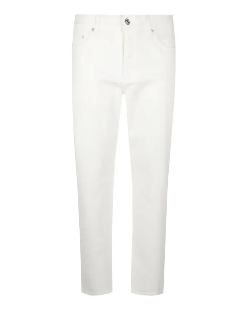 Ermenegildo Zegna logo denim jeans - Weiß Weiß