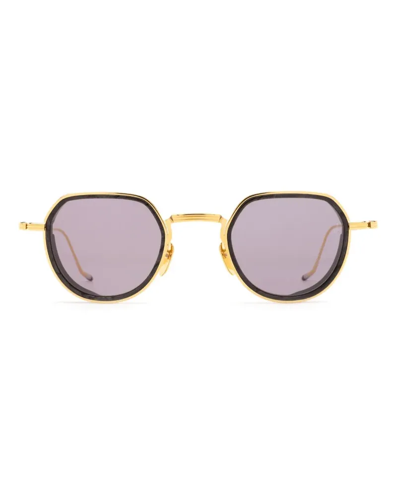 Jacques Marie Mage Dixon geometric-frame sunglasses - Gold Gold
