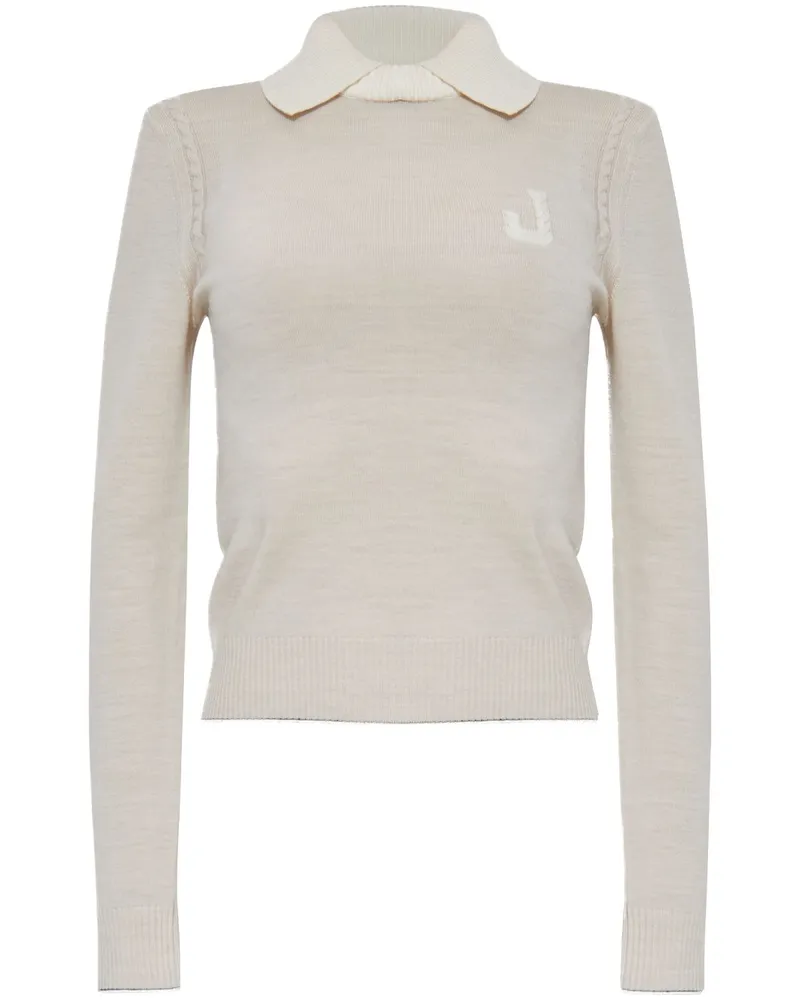 Jacquemus Tricot Poloshirt - Nude Nude