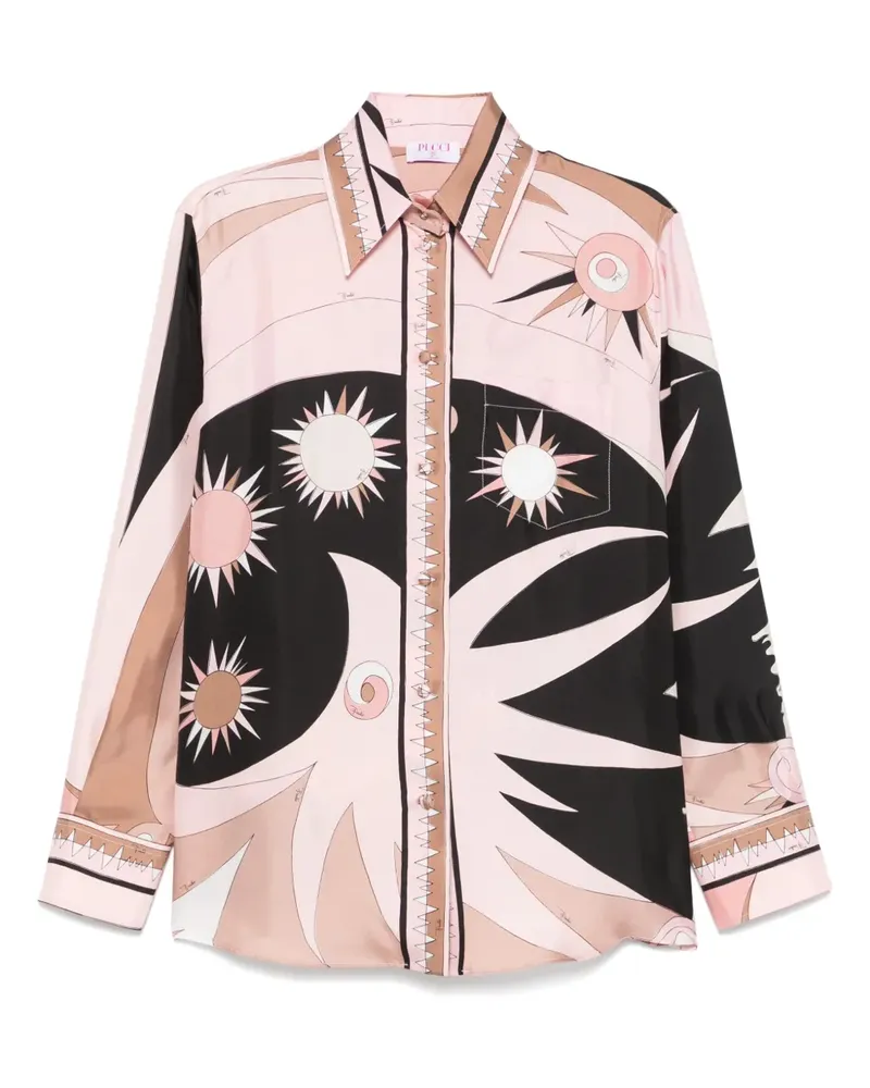 Emilio Pucci Hemd mit Print - Rosa Rosa
