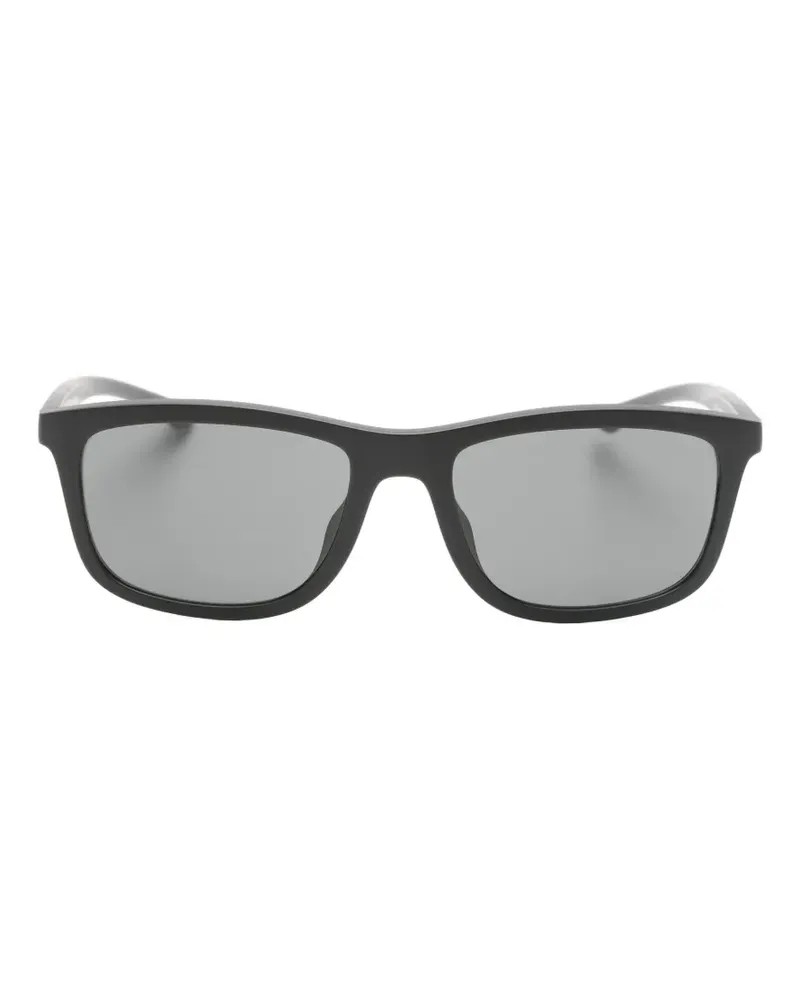 Emporio Armani rectangle-frame sunglasses - Schwarz Schwarz