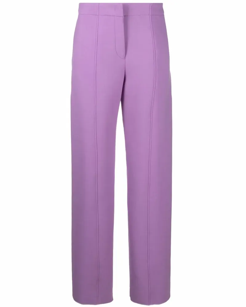 Ferragamo Hose mit geradem Bein - Violett Violett
