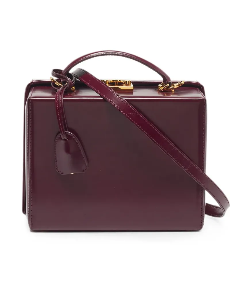 Mark Cross Grace Box leather tote bag - Violett Violett