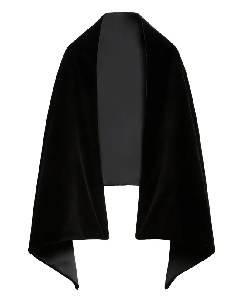 Max Mara Wendbares Cape - Schwarz Schwarz