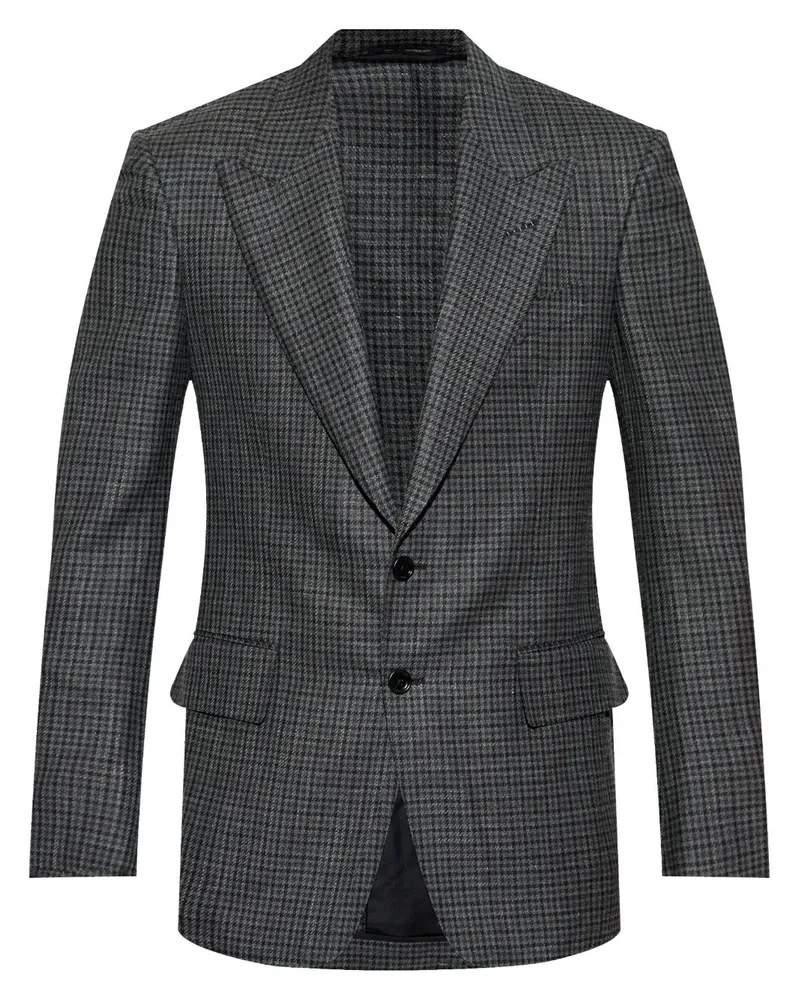Tom Ford Kariertes Sakko - Grau Grau