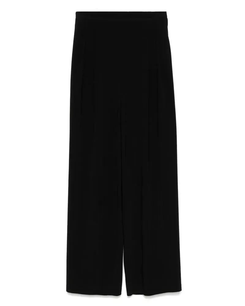 Norma Kamali Plissierte Hose - Schwarz Schwarz